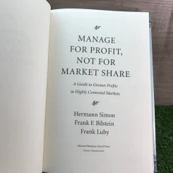 Manage For Profit Not For Market Share รูปที่ 8