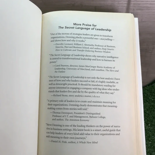 The Secret Language of Leadership - Stephen Denning รูปที่ 7