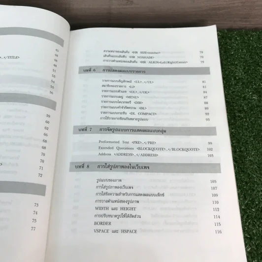 เริ่มสร้างโฮมเพจด้วย HTML บันไดขั้นต้นสำหรับผู้สนใจการเขียนโฮมเพจ พิมพ์ปีพ.ศ.2539 รูปที่ 16
