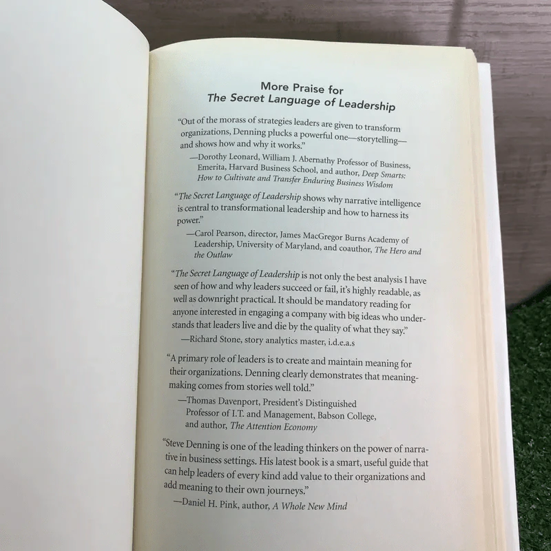 The Secret Language of Leadership - Stephen Denning รูปที่ 7