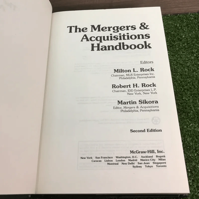 The Mergers & Acquisitions Handbook รูปที่ 6