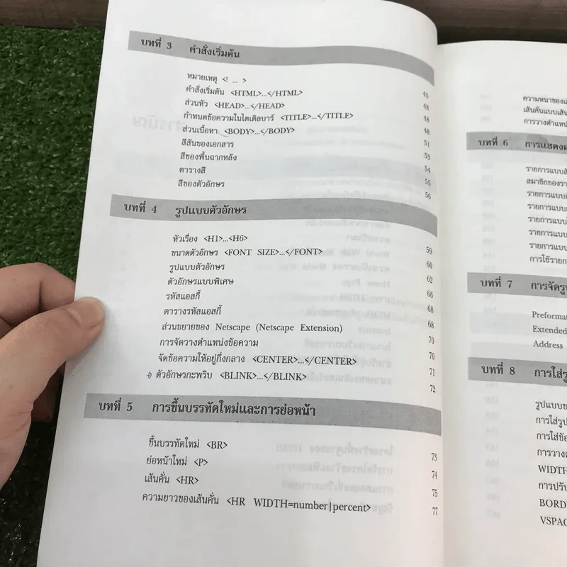 เริ่มสร้างโฮมเพจด้วย HTML บันไดขั้นต้นสำหรับผู้สนใจการเขียนโฮมเพจ พิมพ์ปีพ.ศ.2539 รูปที่ 15