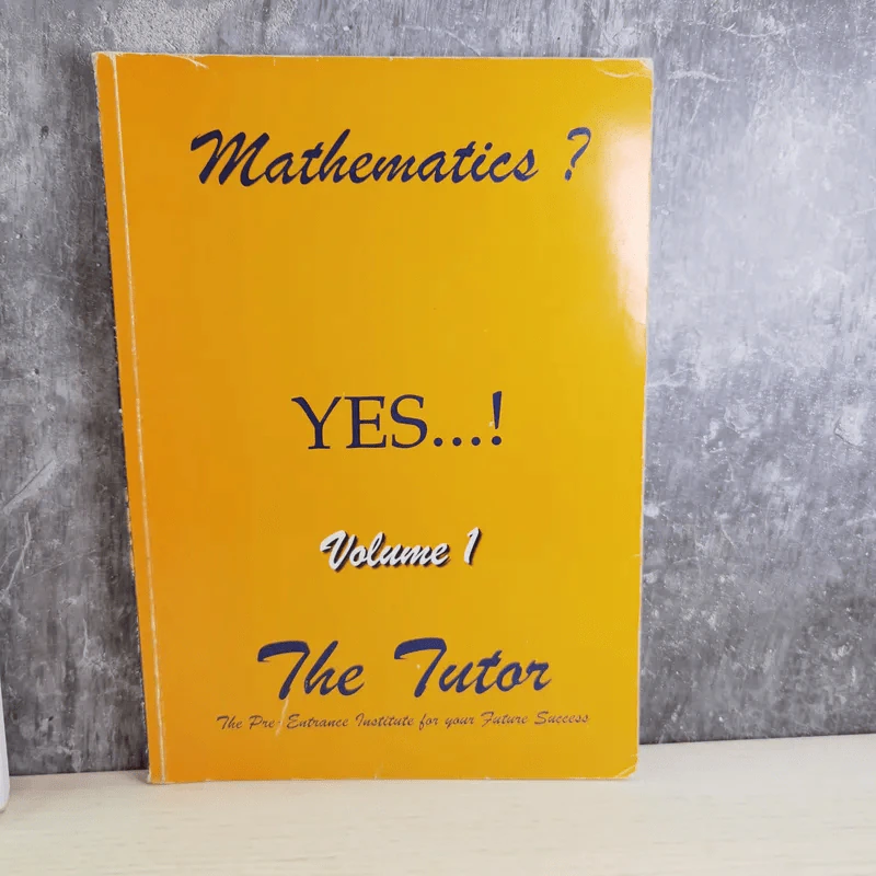 Mathematics Yes Vol.1-2 - The Tutor รูปที่ 7
