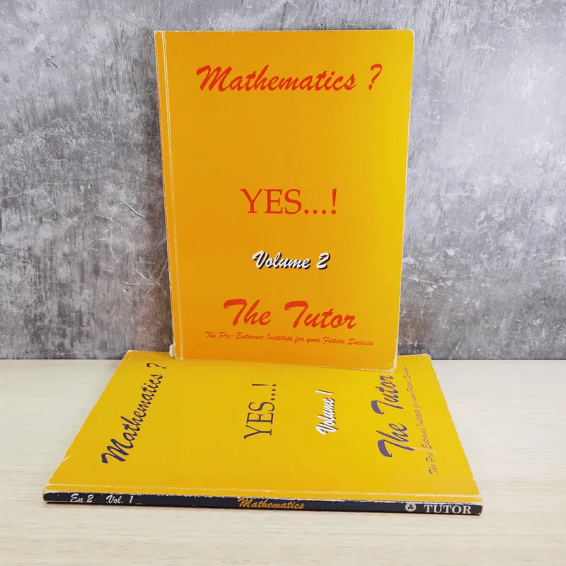 Mathematics Yes Vol.1-2 - The Tutor รูปที่ 2