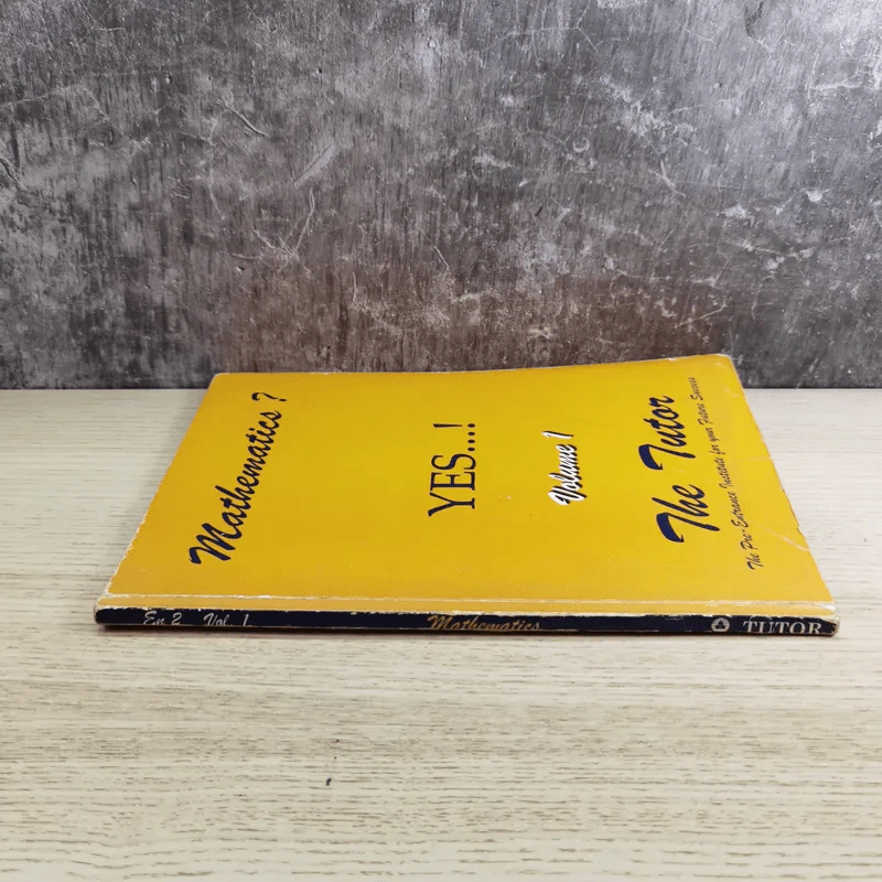 Mathematics Yes Vol.1 - The Tutor รูปที่ 3