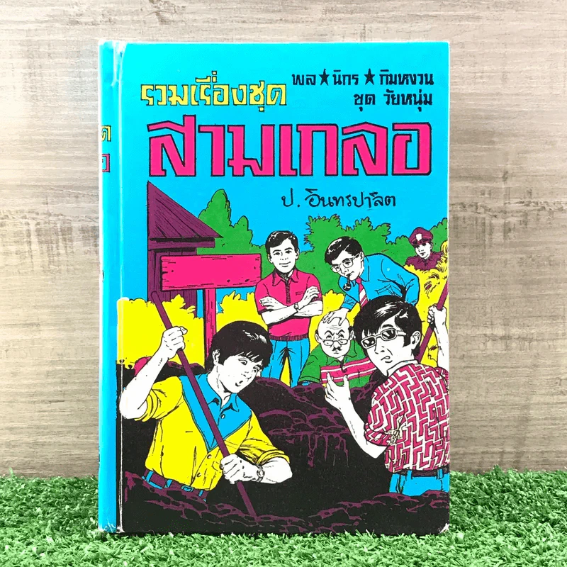 รวมเรื่องชุด สามเกลอ ป.อินทรปาลิต ชุดที่ 46 วัยรุ่นตะลุมบอน, ฆาตกรรมหยกส้วม, พยัคฆ์ร้ายหมายเลข 1, สอบเชลย รูปที่ 1