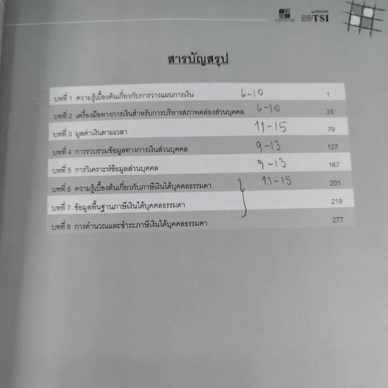 หลักสูตรวางแผนการเงิน ชุดวิชาที่ 1,3,4  - TSI รูปที่ 12