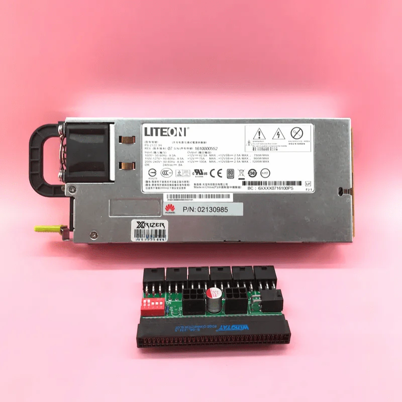 PSU Server LiteOn 1200W + เบรคเอ้าท์ 8 ช่อง (ไม่ซิ้ง PSU หลัก) รูปที่ 1