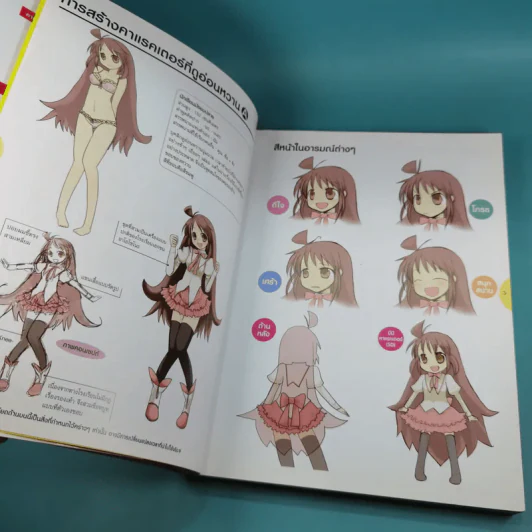 วาดโมเอะคาแรคเตอร์แบบมืออาชีพ ฉบับวาดใบหน้าและร่างกาย รูปที่ 8