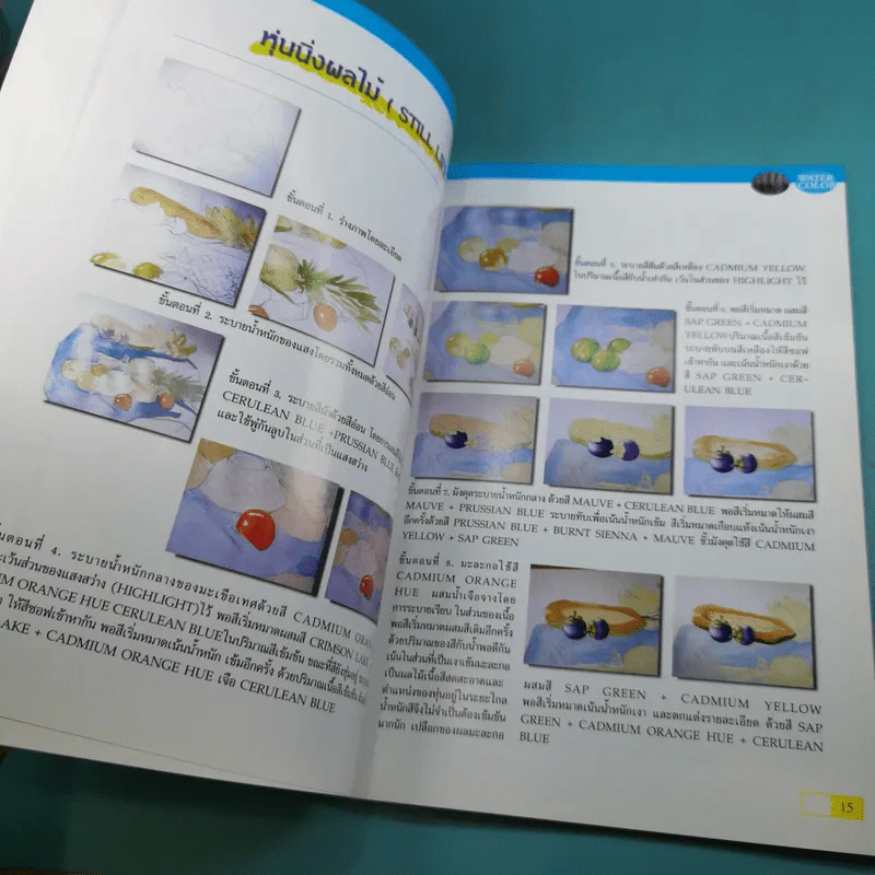 สีน้ำภาคปฏิบัติ - วัชรพงศ์ หงษ์สุวรรณ รูปที่ 13