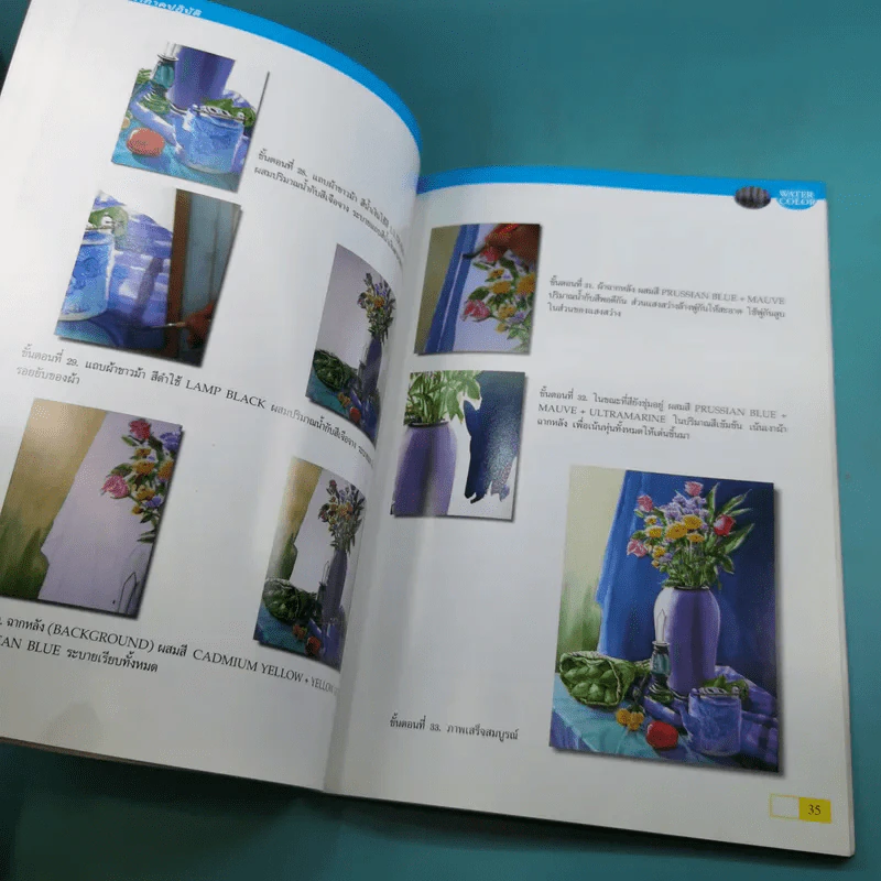 สีน้ำภาคปฏิบัติ - วัชรพงศ์ หงษ์สุวรรณ รูปที่ 14