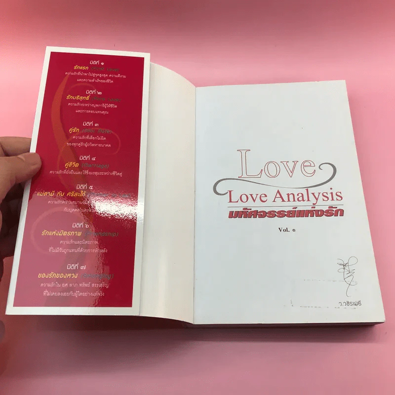 Love Analysis มหัศจรรย์แห่งรัก Vol.1 - ว.วชิรเมธี รูปที่ 6