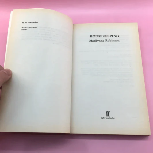 House Keeping - Marilynne Robinson รูปที่ 7