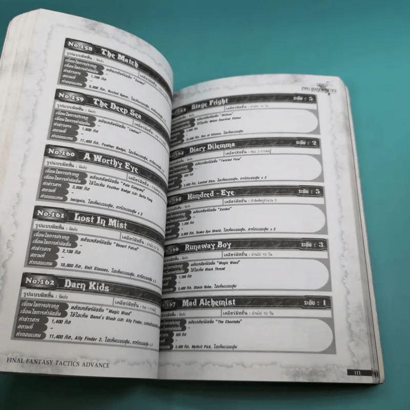 คู่มือเฉลยเกม Game Boy Advance Final Fantasy Tactics Advance รูปที่ 11