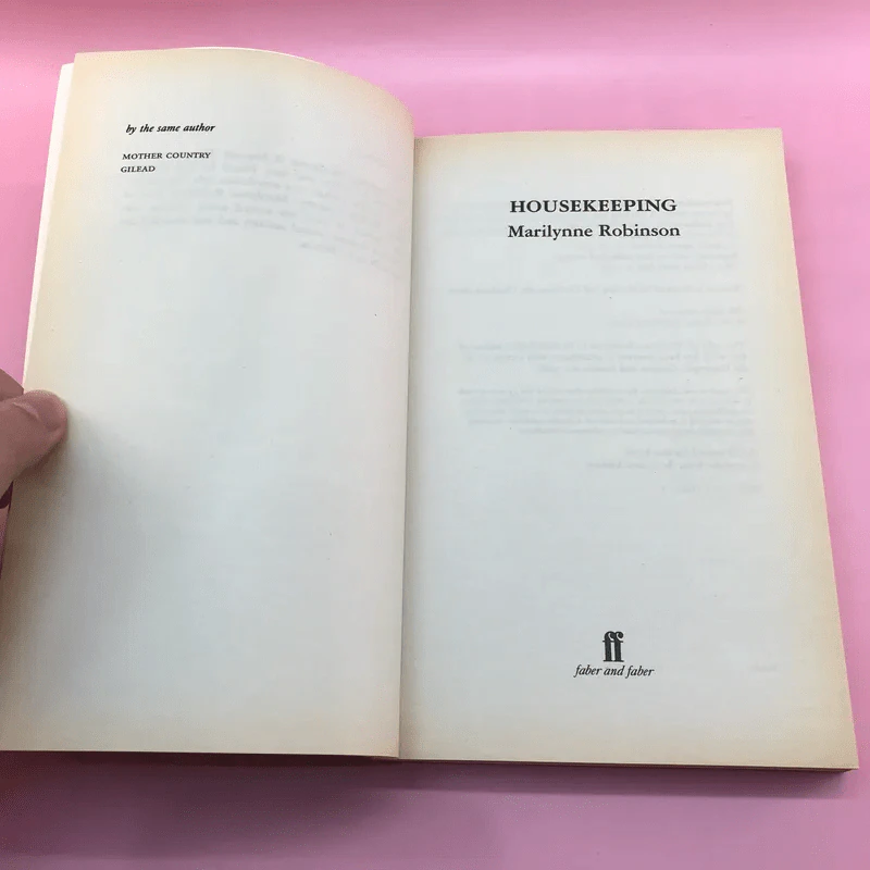 House Keeping - Marilynne Robinson รูปที่ 7