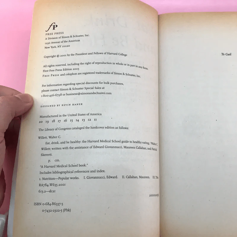 Eat, Drink, and Be Healthy - Walter C. Willett, M.D. รูปที่ 9