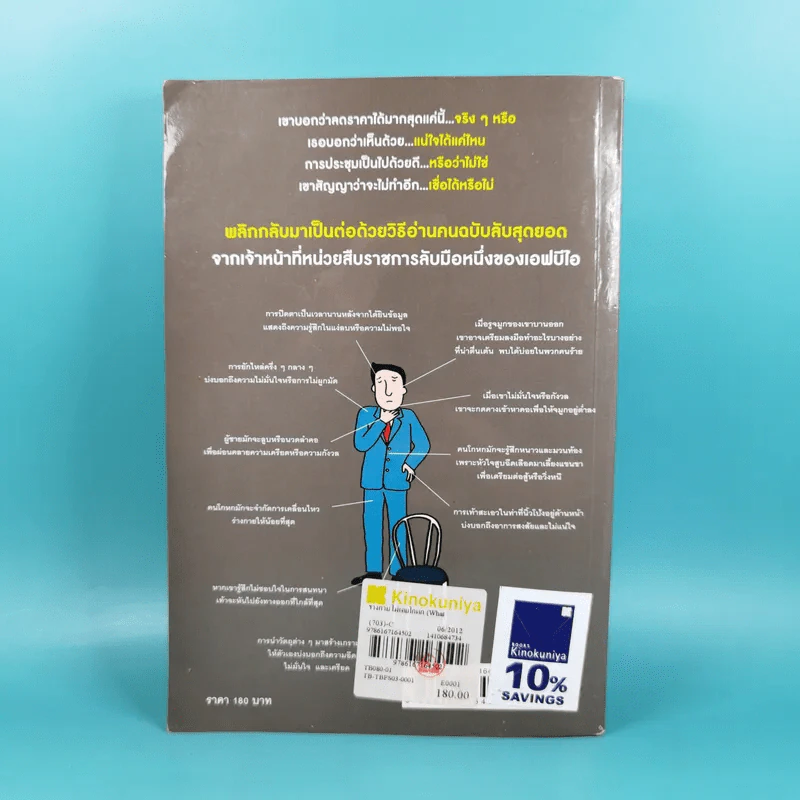 ร่างกายไม่เคยโกหก คู่มืออ่านคนฉบับเอฟบีไอ - Joe Navarro รูปที่ 2
