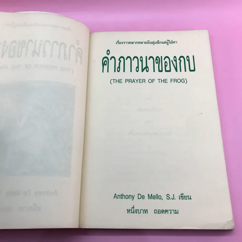 คำภาวนาของกบ - Anthony De Mello รูปที่ 8