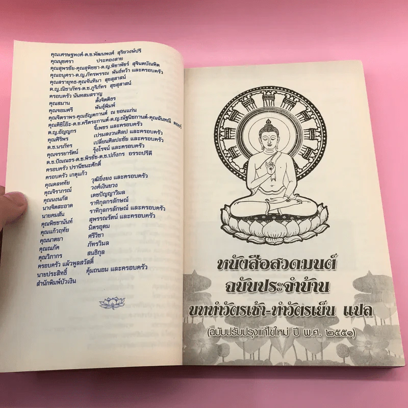 หนังสือสวดมนต์ประจำบ้าน บททำวัตรเช้า-ทำวัตรเย็น แปล รูปที่ 10
