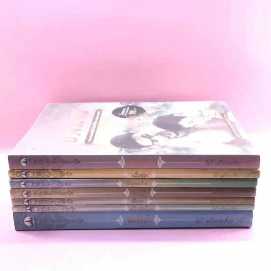 วรรณกรรม ไม้เมืองเดิม 7 เล่ม ได้แก่ บางระจัน, หมื่นซ่อง, บึงขุนสร้าง, นางถ้ำ, เสือทุ่ง, สาวชะโงก, สินในน้ำ รูปที่ 2