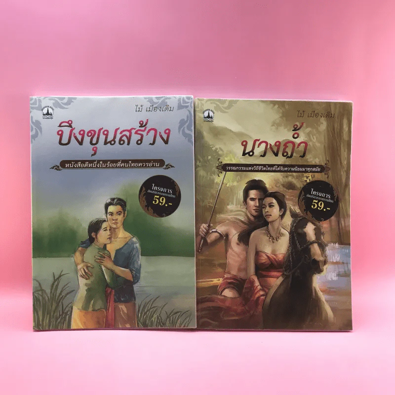 วรรณกรรม ไม้เมืองเดิม 7 เล่ม ได้แก่ บางระจัน, หมื่นซ่อง, บึงขุนสร้าง, นางถ้ำ, เสือทุ่ง, สาวชะโงก, สินในน้ำ รูปที่ 8
