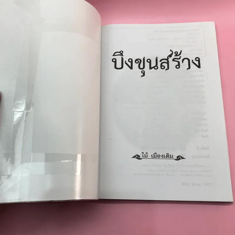 วรรณกรรม ไม้เมืองเดิม 7 เล่ม ได้แก่ บางระจัน, หมื่นซ่อง, บึงขุนสร้าง, นางถ้ำ, เสือทุ่ง, สาวชะโงก, สินในน้ำ รูปที่ 41