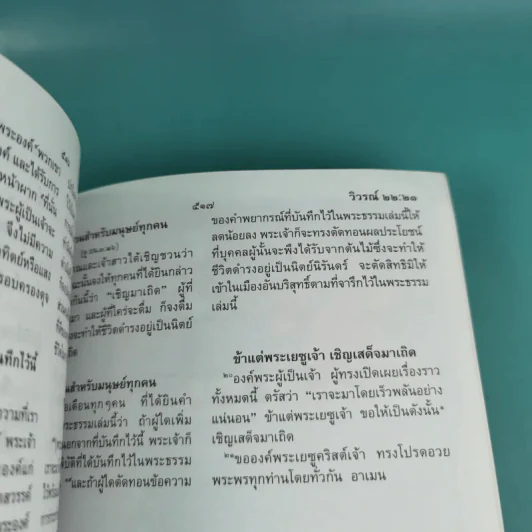 เส้นทางสู่ชัยชนะ พระคริสตธรรมคัมภีร์ภาคพันธสัญญาใหม่ ฉบับอมตธรรมเพื่อชีวิต รูปที่ 16