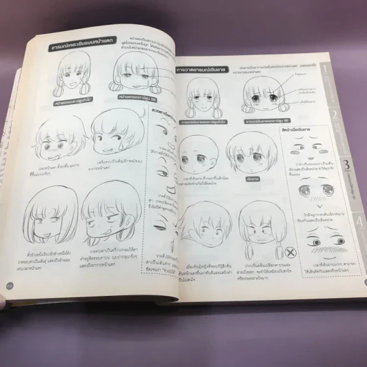 Drawing Comic เล่ม 1,4,6 หนังสือฝึกวาดการ์ตูน รูปที่ 24