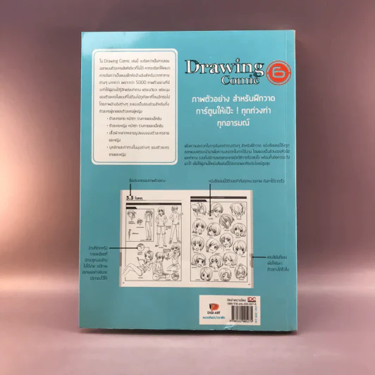 Drawing Comic เล่ม 1,4,6 หนังสือฝึกวาดการ์ตูน รูปที่ 16