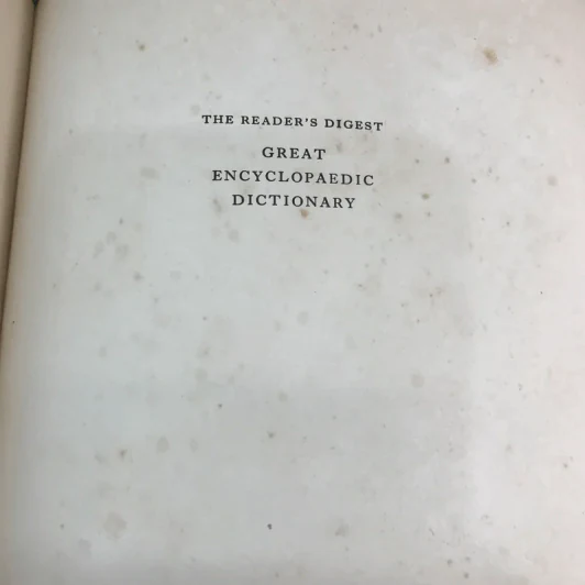 The Reader's Digest Great Encyclopaedic Dictionary ขายรวม 3 เล่ม รูปที่ 26