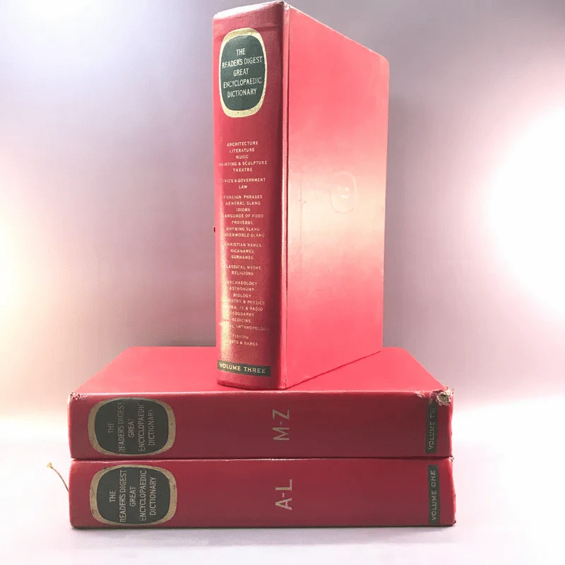 The Reader's Digest Great Encyclopaedic Dictionary ขายรวม 3 เล่ม รูปที่ 2