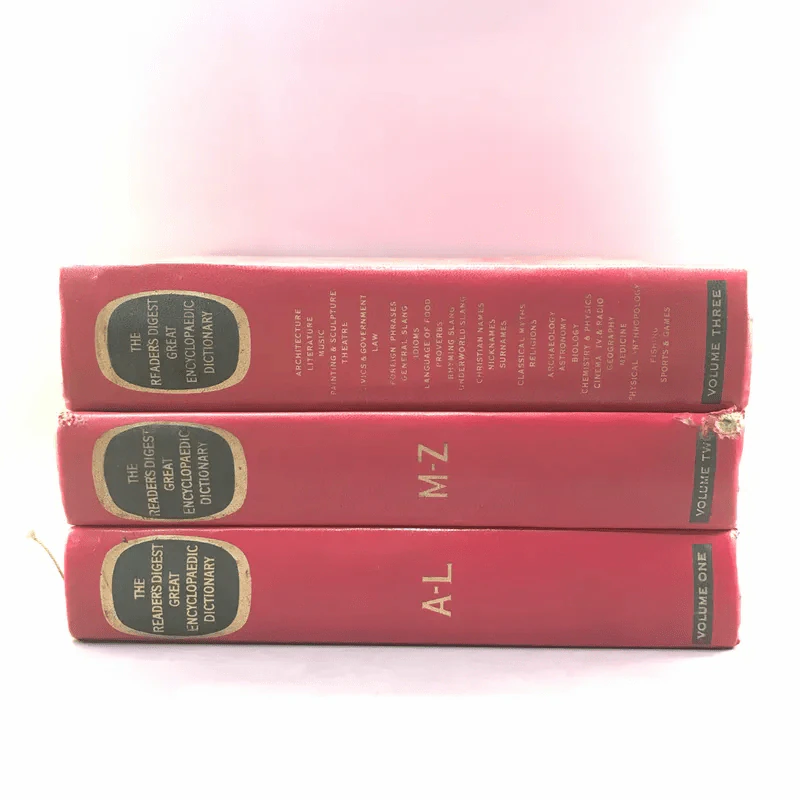 The Reader's Digest Great Encyclopaedic Dictionary ขายรวม 3 เล่ม รูปที่ 3