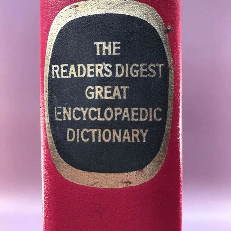 The Reader's Digest Great Encyclopaedic Dictionary ขายรวม 3 เล่ม รูปที่ 7