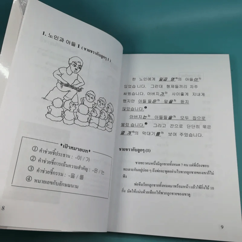 เก่งไวยากรณ์เกาหลีด้วยนิทาน ชุดที่ 1 - อ.ซิน ยอม อุก รูปที่ 13