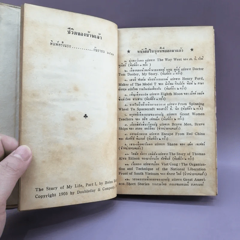 ชีวิตของข้าพเจ้า - เฮเลน เคลเล่อร์ (หนังสือแปลชุดเสรีภาพ เล่มที่ 29) รูปที่ 9