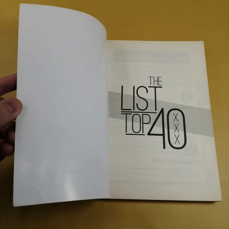 The List Top 40 ด้วยการจัดอันดับ รูปที่ 6