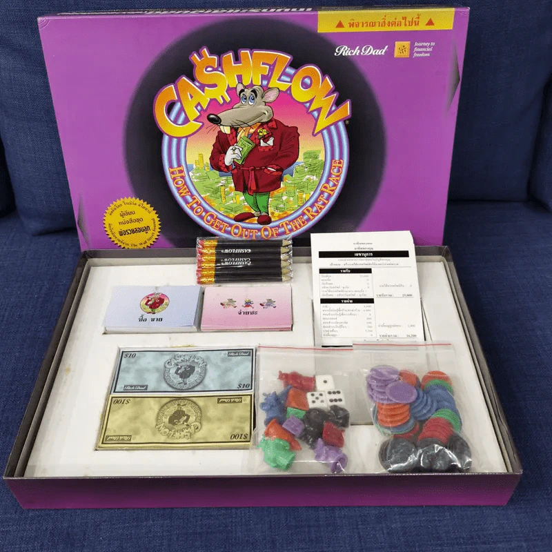 (Used บอร์ดเกมมือสอง) Cashflow Board Game เวอร์ชั่นภาษาไทย รูปที่ 13