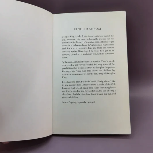 King's Ransom - ED McBain รูปที่ 6