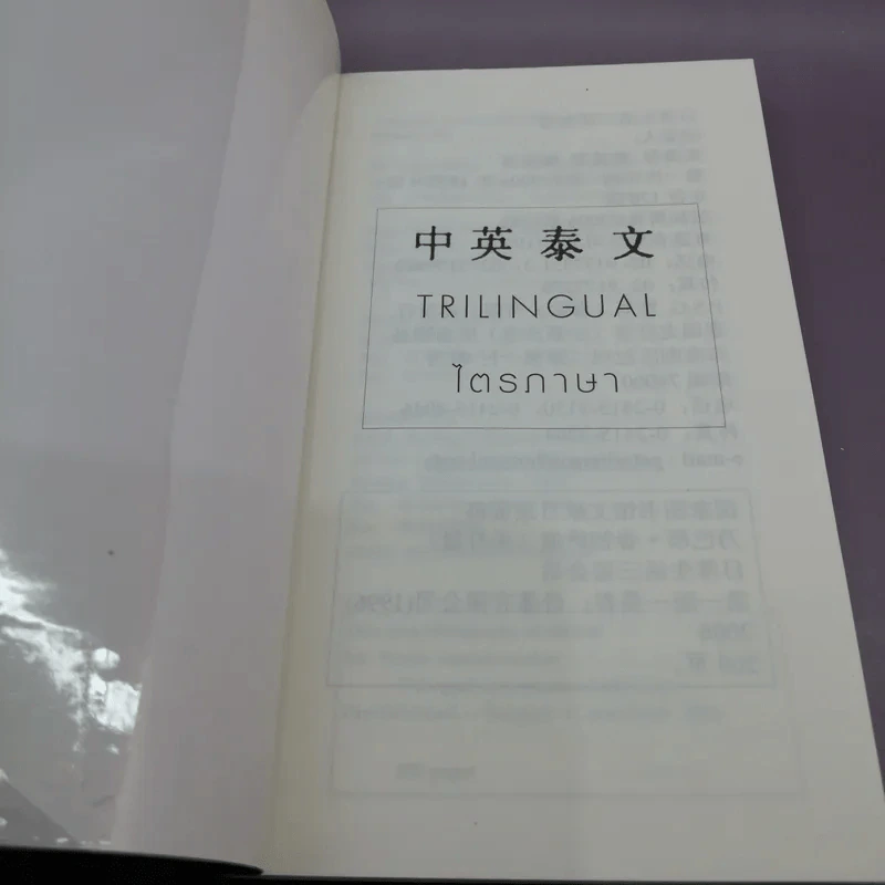 Trilingual ไตรภาษา บทสนทนา จีน อังกฤษ ไทย รูปที่ 6