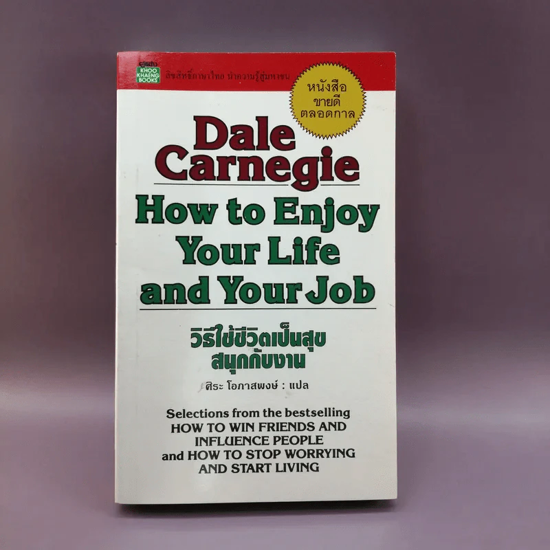 How to Enjoy Your Life and Your Job วิธีใช้ชีวิตเป็นสุข สนุกกับงาน - Dale Carnegie รูปที่ 1