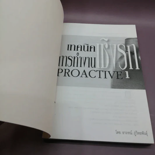 เทคนิคการทำงานเชิงรุก Proactive - อาภรณ์ ภู่วิทยพันธุ์ รูปที่ 6