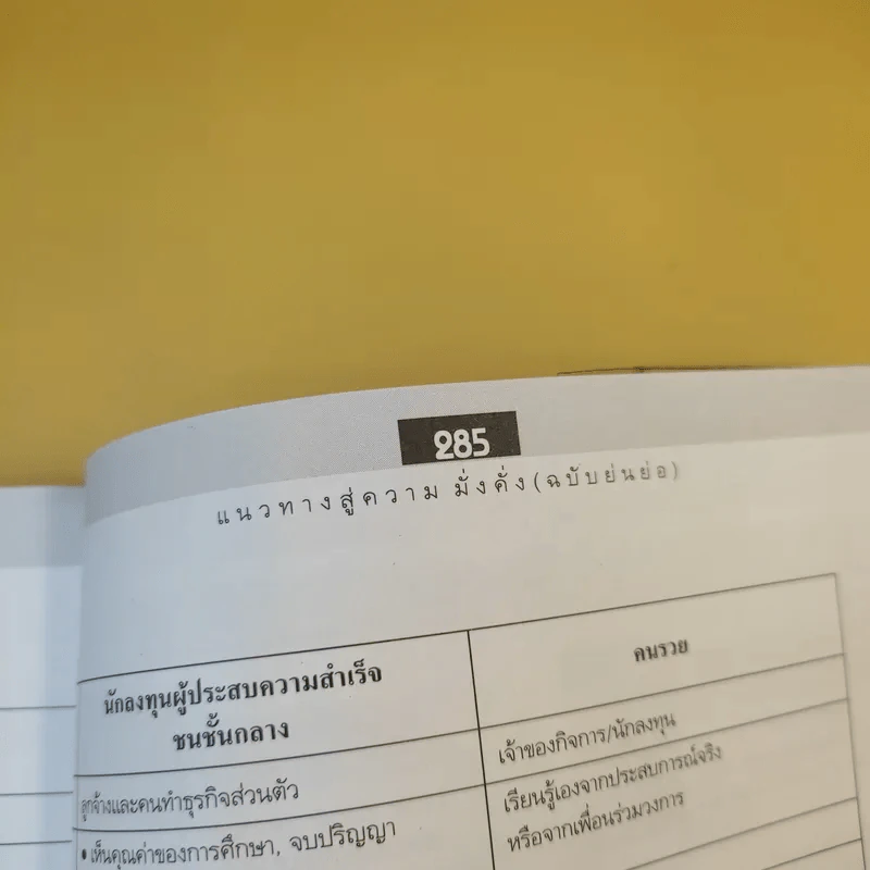 Rich Dad's Cashflow Quadrant พ่อรวยสอนลูก#2 เงินสี่ด้าน รูปที่ 16