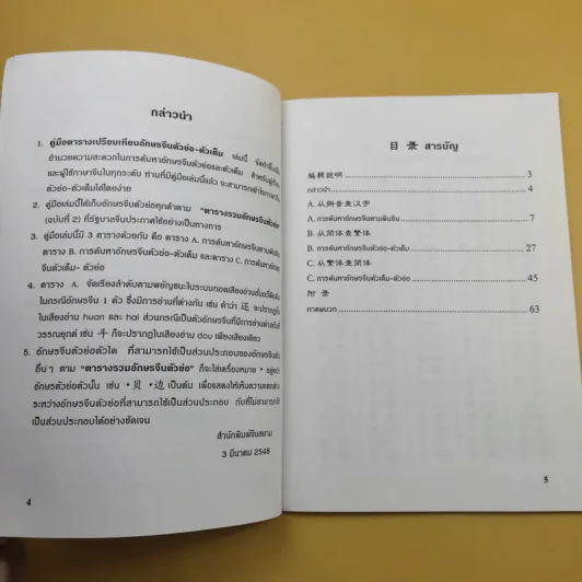 คู่มือตารางเปรียบเทียบอักษรจีนตัวย่อ-ตัวเต็ม รูปที่ 9