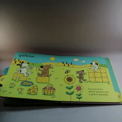 Lift-Out Colours Book with 25 Pieces - Usborne รูปที่ 9