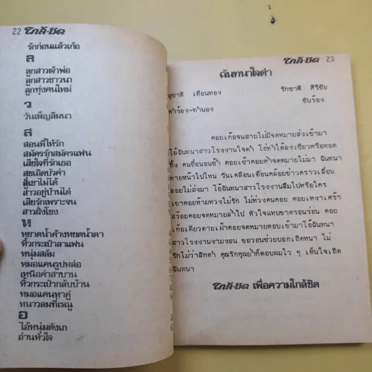 ใกล้-ชิด ฮิตลูกทุ่งเล่ม 2 รวมเนื้อเพลงลูกทุ่งยอดฮิตทั้งภาพดาราดังคับคั่งและชะตาชีวิตปี 2523 รูปที่ 13