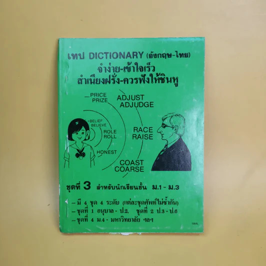 เทป Dictionary (อังกฤษ-ไทย) จำง่าย-เข้าใจเร็ว สำเนียงฝรั่ง-ควรฟังให้ชินหู ชุดที่ 1-4 รูปที่ 9