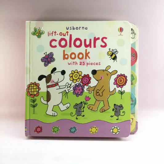 Lift-Out Colours Book with 25 Pieces - Usborne รูปที่ 1