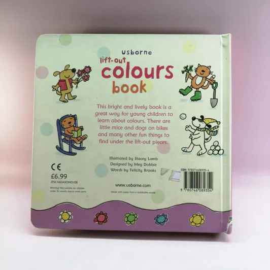 Lift-Out Colours Book with 25 Pieces - Usborne รูปที่ 10