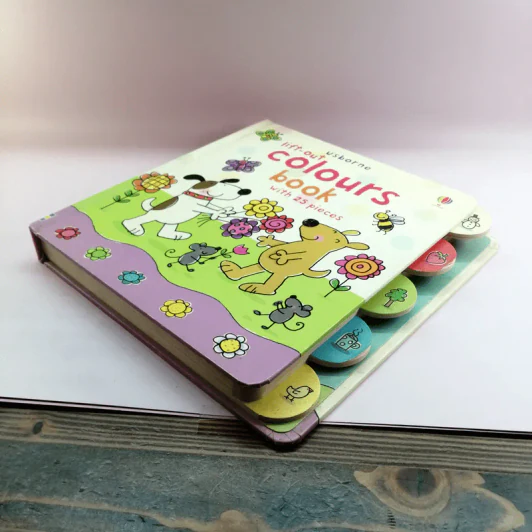 Lift-Out Colours Book with 25 Pieces - Usborne รูปที่ 4