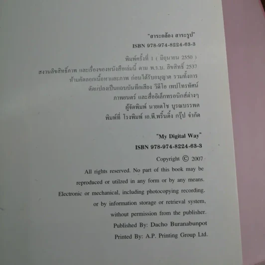 My Digital Way เล่ม 1-2 ได้แก่ สาระกล้อง สาระรูป + จับตา จับใจ รูปที่ 20